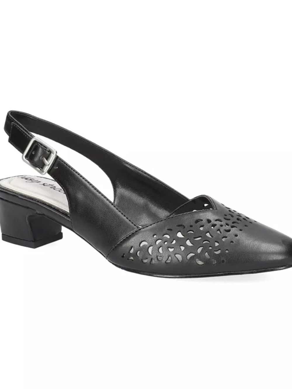 Easy Street Sofie Women's Slingback Block Heel Pumps